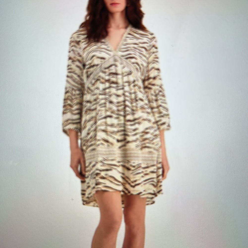 INC International Concepts Women’s Crotchet Trim Dress